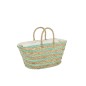 Sac panier en bois naturel 47x31x63 cm