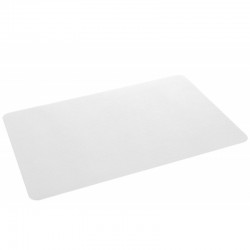 Mantel individual rectangular de plástico blanco de 35x45x1 cm