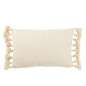 Coussin rectangulaire en polyester Saumon 40x60x10cm