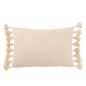 Coussin rectangulaire en polyester Saumon 58x37x15cm