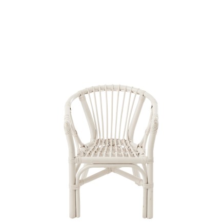 Chaise pour enfant en bois blanc 41x44x52 cm