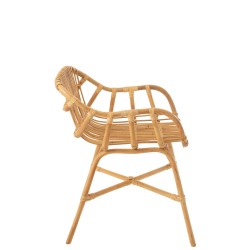 Fauteuil Ana Rotin Naturel - LNC Design