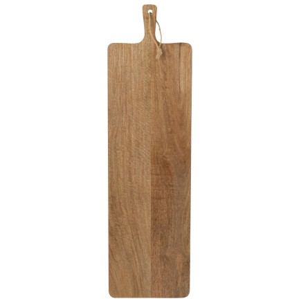 Planche à découper rectangle en bois multicouleur 100x28x4 cm