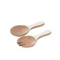 Set de 2 couverts à salade en bois multicouleur 10x20x2 cm