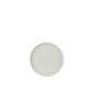 Plateau rond avec bords en métal blanc D35cm