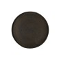 Plateau rond avec bords en métal noir D60cm