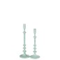 Chandelier classique en aluminium bleu H35cm