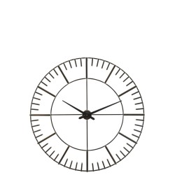 Horloge chiffres romains en métal 96x8x96 cm