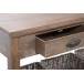 Console avec 2 tiroirs et 3 paniers en bois naturel 120x40x80 cm