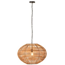 Lampada sospesa in legno naturale 59x59x148 cm