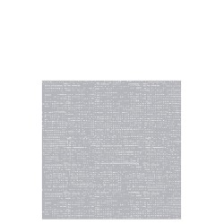 Lot de 12 serviettes aspect tissu en papier gris 20x20 cm