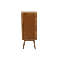 Meuble 4 tiroirs en bois marron 40x40x88 cm