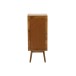 Meuble 4 tiroirs en bois marron 40x40x88 cm