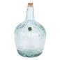 Vase dame jeanne en verre transparent 31cm 4L