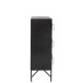 Armadio a 9 sportelli in metallo nero 86x41x113.5 cm