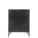 Armadio a 9 sportelli in metallo nero 86x41x113.5 cm