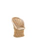 Silla infantil de bambú para interior o exterior en madera natural de 67x58x77 cm.