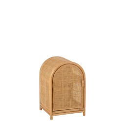 Armoire en rotin en bois naturel 38x35x60 cm