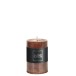 Bougie cylindrique en Paraffine marron 5x5x7.5 cm