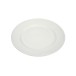 Assiette ronde en porcelaine blanche D20cm