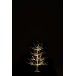 Arbre nu avec led en métal blanc 77x77x125 cm