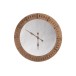 Horloge ronde en bois naturel 119x119x6 cm