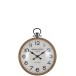 Horloge ronde en verre naturel 73.5x92x19.5 cm