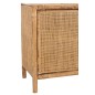 Meuble bas 2 portes en bois naturel 100x40x65 cm