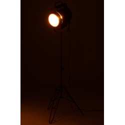 Lampe sur pied en métal noir 60x50x170 cm