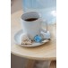 Tasse en porcelaine blanche H 10cm