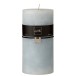 Bougie cylindrique bleu clair 20x10 cm 140 heures