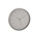 Reloj gerbert aluminio gris Alt. 40 cm