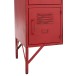 Armoire 9 portes à clés en métal Rouge 86x42x113,7cm