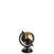 Globe sur pied en bois noir 15x17x22 cm