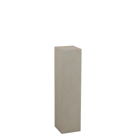 Colonne décorative rectangulaire en argile beige 81 cm