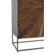 Armoire 2 portes en bois naturel 85x42x111 cm