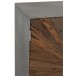 Armoire 2 portes en bois naturel 85x42x111 cm