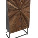 Armoire 5 tiroirs en bois naturel 45.5x37x110 cm