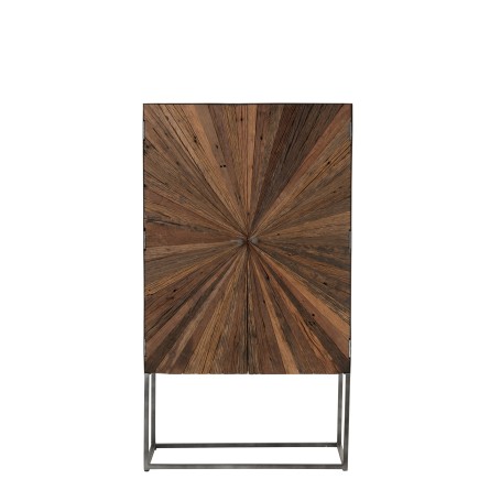 ARMOIRE BAR SHANIL 2 PORTES BOIS/ME NA