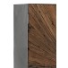 Armoire 2 portes en bois naturel 90x40x160 cm