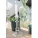 chandelier en verre transparent 10x11x20 cm