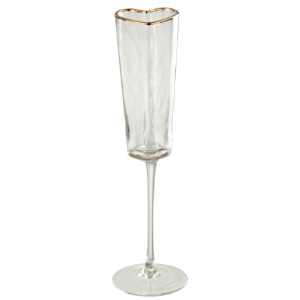 CHAMPAGNEGLAS HART GLAS GD/TR