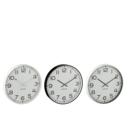 Horloge murale en plastique multicolore 40x40x4 cm