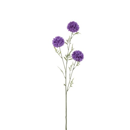 Chrysanthème tige en polyresine violet 81x17x7 cm