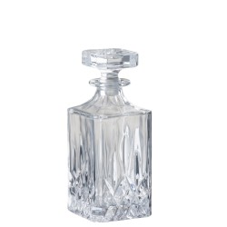 CARAFE + BOUCHON VERRE TAILLE TRANSPARENT