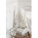 Chandelier en verre transparent 10x10x30.5 cm