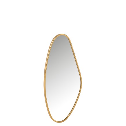 MIRROR ABSTR MDF/GLASS GOLD  S