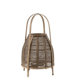 Lanterne Hood en bambou naturel 34.5x34.5x60 cm