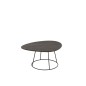 Table d’appoint en bois marron 60x45x30 cm