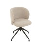 chair rotating textile beige